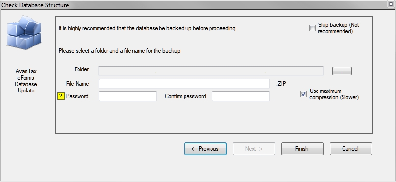 Check Data file structure