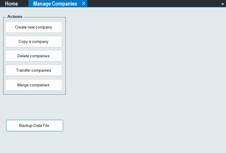 Manage Companies