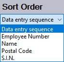 Sort slips