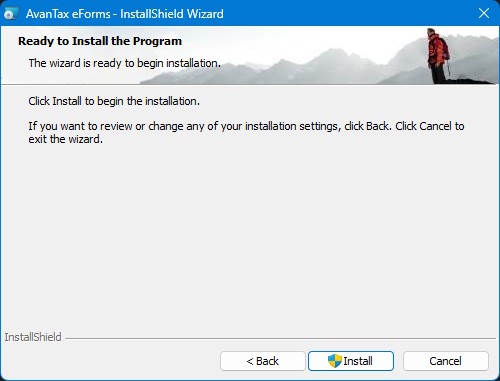 Confirm installation