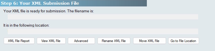 Electronic Filing - Step 6