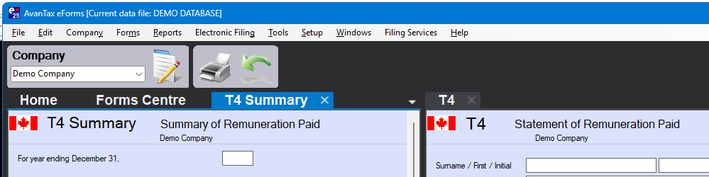 Split Screen Example