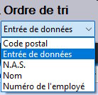 Trier les feuillets