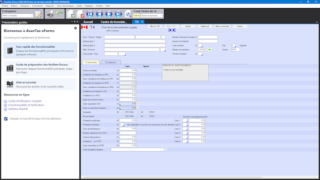 Actualités - AvanTax eForms